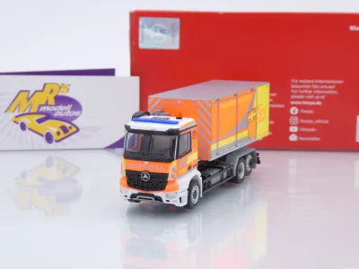 Herpa 098854 # Mercedes-Benz Arocs Wechsellader-LKW " Feuerwehr Paderborn " 1:87