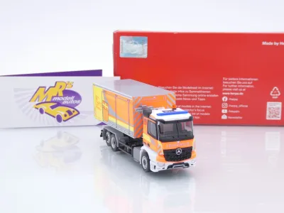 Preview: Herpa 098854 # Mercedes-Benz Arocs Wechsellader-LKW " Feuerwehr Paderborn " 1:87