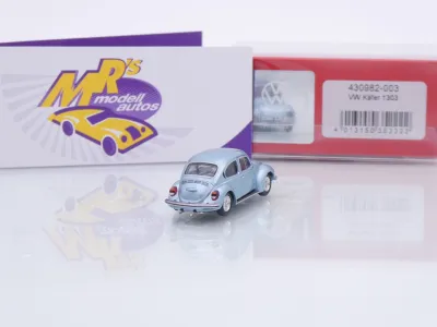 Preview: Herpa 430982-003 # Volkswagen VW Käfer 1303 Baujahr 1970 " Marathonblaumetallic " 1:87