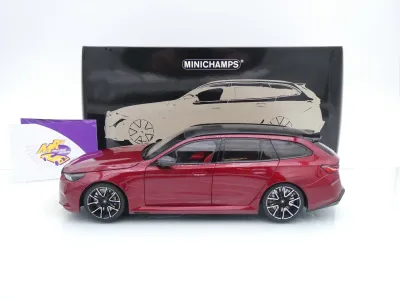 Preview: Minichamps 110023900 # BMW M5 Touring Baujahr 2024 " dunkelrotmetallic " 1:18