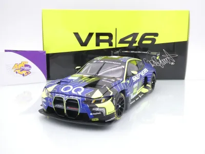 Minichamps 110252346 # BMW M4 GT3 #46 24h Le Mans 2025 " Valentino Rossi / WRT " 1:18