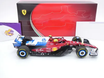 Preview: BBR Models P18267B44 # Ferrari SF-25 F1 Miami GP 2025 " Lewis Hamilton " 1:18