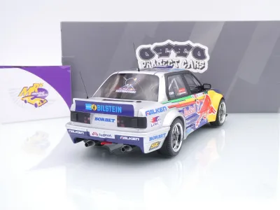 Preview: Ottomobile OT486 # BMW E30 V8 Drift Baujahr 2023 " Red Bull Driftbrothers " 1:18