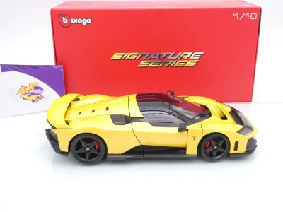 Preview: Bburago 18-16920 # Ferrari F80 Hybrid Baujahr 2025 " Giallo Modena Metallic " 1:18