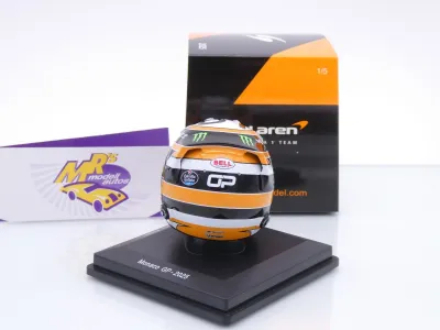 Preview: Spark 5HF214 # Helm Formel 1 McLaren " Oscar Piastri - Monaco GP 2025 " 1:5