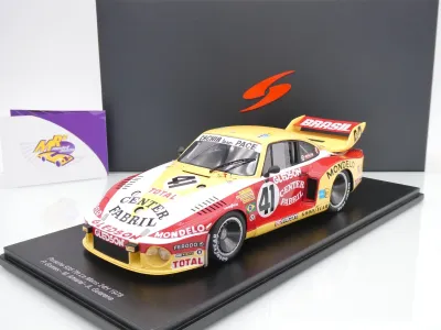 Spark 18S633 # Porsche 935/77 #41 7th 24h Le Mans 1978 " ASA Cachia Pace " 1:18