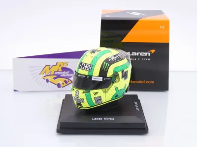 Spark 5HF228 # Helm Formel 1 McLaren #4 " Lando Norris - USA GP 2025 " 1:5