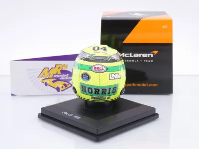 Preview: Spark 5HF228 # Helm Formel 1 McLaren #4 " Lando Norris - USA GP 2025 " 1:5
