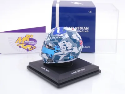 Preview: Spark 5HF218 # Helm Formel 1 Williams " Carlos Sainz #55 - British GP 2025 " 1:5