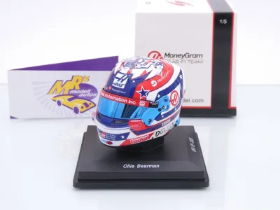 Spark 5HF229 # Helm Formel 1 Team Haas " Ollie Bearman  USA Austin GP 2025 " 1:5