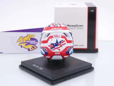 Preview: Spark 5HF229 # Helm Formel 1 Team Haas " Ollie Bearman  USA Austin GP 2025 " 1:5