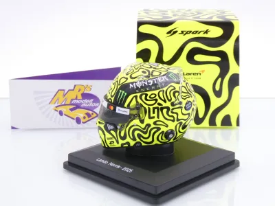Preview: Spark 5HF188 # Helm Formel 1 Team McLaren " Lando Norris #4 / Monster 2025 " 1:5
