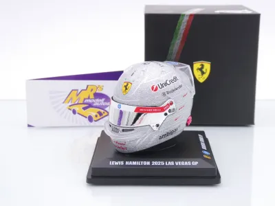 Look Smart LSHEL027 # Helm Formel 1 Ferrari " Lewis Hamilton Las Vegas GP 2025 " 1:5