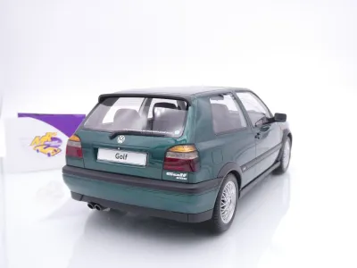 Preview: Ottomobile G099 # Volkswagen VW Golf 3 III VR6 Baujahr 1992 " dunkelgrünmetallic " 1:12