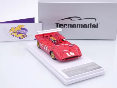 Preview: Tecnomodel TM43-66D # Ferrari 612 Can-Am #16 Riverside 1969 " Chris Amon " 1:43