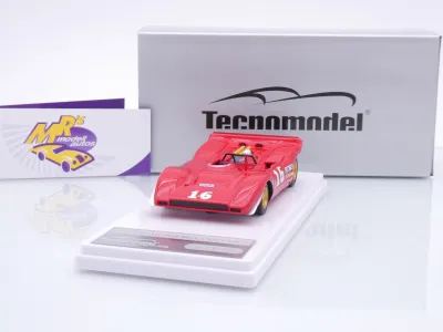 Tecnomodel TM43-66C # Ferrari 612 Can-Am #16 3rd Mid Ohio 1969 " Chris Amon " 1:43