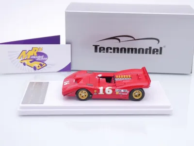 Preview: Tecnomodel TM43-66C # Ferrari 612 Can-Am #16 3rd Mid Ohio 1969 " Chris Amon " 1:43