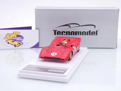 Tecnomodel TM43-66B # Ferrari 612 Can-Am #16 Watkins Glen 1969 " Chris Amon " 1:43