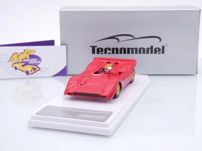 Tecnomodel TM43-66A # Ferrari 612P Can-Am Press Version 1969 " Ferrarirot " 1:43