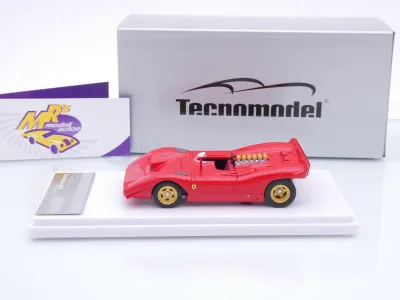 Preview: Tecnomodel TM43-66A # Ferrari 612P Can-Am Press Version 1969 " Ferrarirot " 1:43