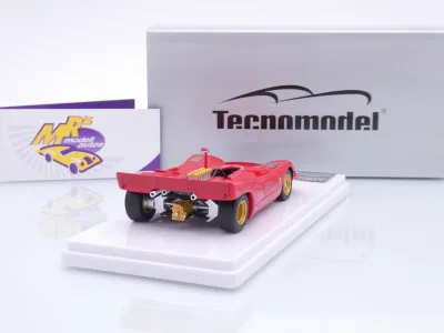 Preview: Tecnomodel TM43-66A # Ferrari 612P Can-Am Press Version 1969 " Ferrarirot " 1:43