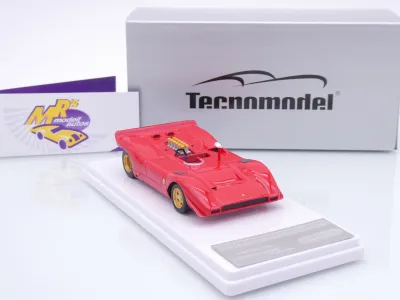 Preview: Tecnomodel TM43-66A # Ferrari 612P Can-Am Press Version 1969 " Ferrarirot " 1:43