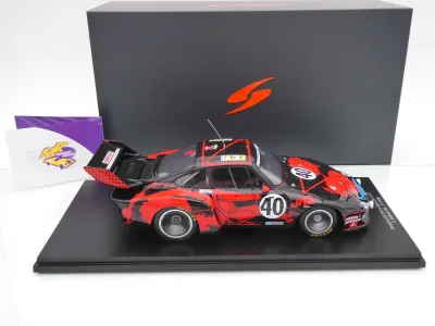 Preview: Spark 18S619 # Porsche 935/77 #40 3rd 24h Le Mans 1977 " JMS Racing Team " 1:18