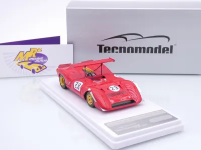 Preview: Tecnomodel TM43-33C # Ferrari 612 Can-Am #23 Las Vegas 1968 " Chris Amon " 1:43