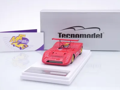 Tecnomodel TM43-33A # Ferrari 612 Can-Am Press Version 1968 " Rosso Corsa " 1:43