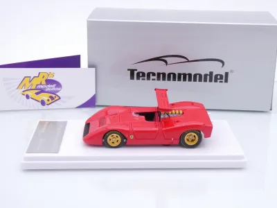Preview: Tecnomodel TM43-33A # Ferrari 612 Can-Am Press Version 1968 " Rosso Corsa " 1:43