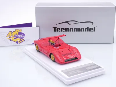 Preview: Tecnomodel TM43-33A # Ferrari 612 Can-Am Press Version 1968 " Rosso Corsa " 1:43