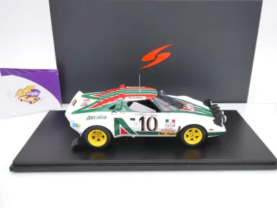 Preview: Spark 18S946 # Lancia Stratos HF #10 Rallye Monte Carlo 1976 " Team Alitalia " 1:18