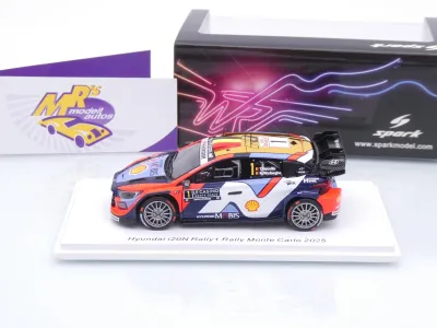 Preview: Spark S6909 # Hyundai i20N WRC #1 Rallye Monte Carlo 2025 " Neuville - Wydaeghe " 1:43