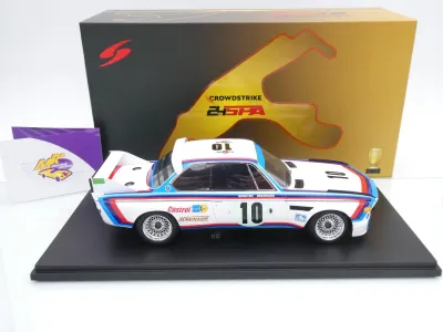 Preview: Spark 18SPA1973 # BMW 3.0 CSL #10 Win 24h Spa 1973 " Hezemans - Quester " 1:18