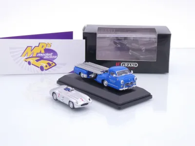 Preview: Le Grand LE87311 # Mercedes Blaues Wunder + 300 SLR Nürburgring 1955 " Karl Kling " 1:87