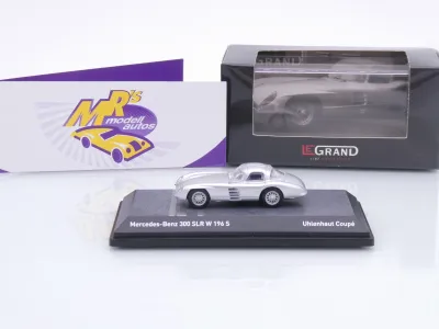 Preview: Le Grand LE87301 # Mercedes-Benz 300 SLR W196 S Uhlenhaut 1955 " Silbermetallic " 1:87