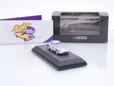 Preview: Le Grand LE87301 # Mercedes-Benz 300 SLR W196 S Uhlenhaut 1955 " Silbermetallic " 1:87
