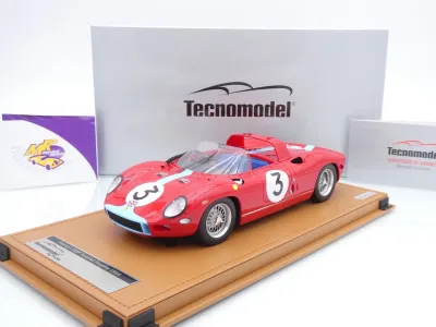 Tecnomodel TM18-309E # Ferrari 330P #3 Tourist Trophy 1964 " Graham Hill " 1:18