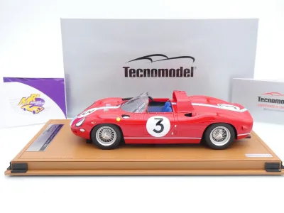 Preview: Tecnomodel TM18-309E # Ferrari 330P #3 Tourist Trophy 1964 " Graham Hill " 1:18