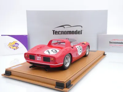 Preview: Tecnomodel TM18-309D # Ferrari 330P #19 24h Le Mans 1964 " Bandini - Surtees " 1:18