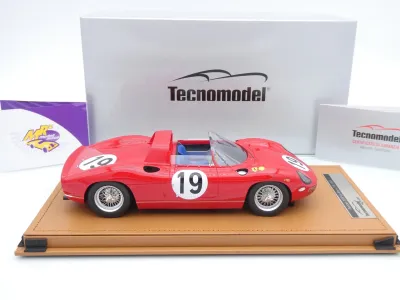 Preview: Tecnomodel TM18-309D # Ferrari 330P #19 24h Le Mans 1964 " Bandini - Surtees " 1:18