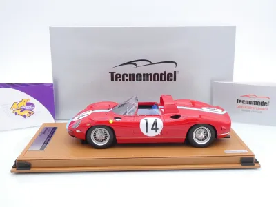 Preview: Tecnomodel TM18-309C # Ferrari 330P #14 24h Le Mans 1964 " Hill - Bonnier " 1:18