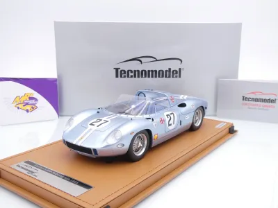 Tecnomodel TM18-309B # Ferrari 330P #27 12h Sebring 1965 " C. Kolb - Fulp " 1:18