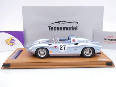 Preview: Tecnomodel TM18-309B # Ferrari 330P #27 12h Sebring 1965 " C. Kolb - Fulp " 1:18