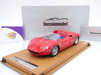 Tecnomodel TM18-309A # Ferrari 330P Press Version 1965 " Rosso Corsa " 1:18