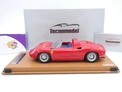 Preview: Tecnomodel TM18-309A # Ferrari 330P Press Version 1965 " Rosso Corsa " 1:18