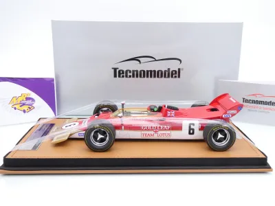 Preview: Tecnomodel TMD18-430C # Lotus 56B #6 Race of Champions 1971 " Emmerson Fittipaldi " 1:18