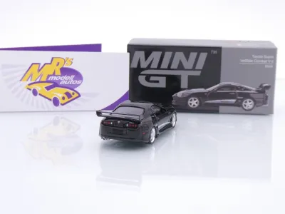Preview: TSM MINI GT MGT01107-L # Toyota Supra MK4 (A80) Veilside Combat " schwarz " 1:64