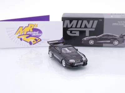 Preview: TSM MINI GT MGT01107-L # Toyota Supra MK4 (A80) Veilside Combat " schwarz " 1:64
