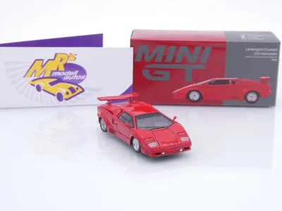 Preview: TSM MINI GT MGT01192-L # Lamborghini Countach 1988 rot " 25th Anniversary " 1:64